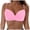 Pink, variant on Women Swim Bikini Top High Neck Bathing Suit Top Swimwear