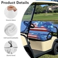 thumbnail image 6 of Aplkyhs Fireworks American Flag Golf Cart Seat Towel Blanket Independence Day Golf High Quality Golf Cart Seat Cover Stylish Club Car Precedent Seat Covers Keep Seats Cool, 6 of 7