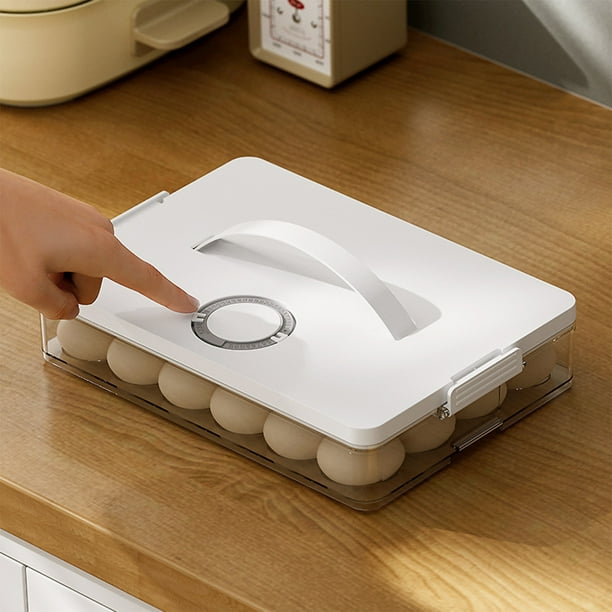 Kayannuo Clearance Refrigerator Eggs Trays Drawer Type Eggs Storage Box