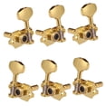 thumbnail image 1 of Tachiuwa 6pcs 3 Left 3 Right Guitars Replacement String Tuning Keys Pegs Heads Golden For, 1 of 7