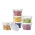 thumbnail image 1 of [Contenedores de almacenamiento de alimentos] Juego FULING 240 de plástico de 480 ml con tapas, 1 of 6