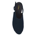 thumbnail image 4 of YDN Women's Peep Toe Sandals Block High Platform Heels with Buckle Strap Slingback Casual Daily Date Outfit Shoes Size 7 Blue, 4 of 4