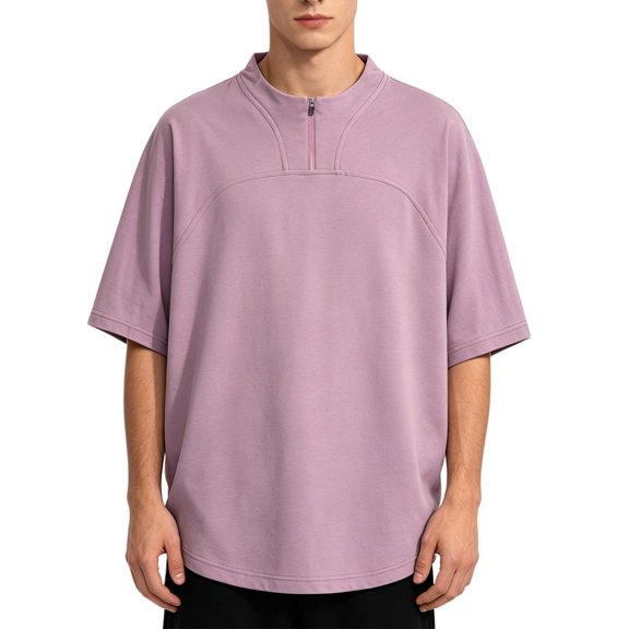 Big & Tall Mens Shirt Pullover Button Down Short Sleeve Crochet Stitch Summer Casual Tops Fathers Gift M-5XL