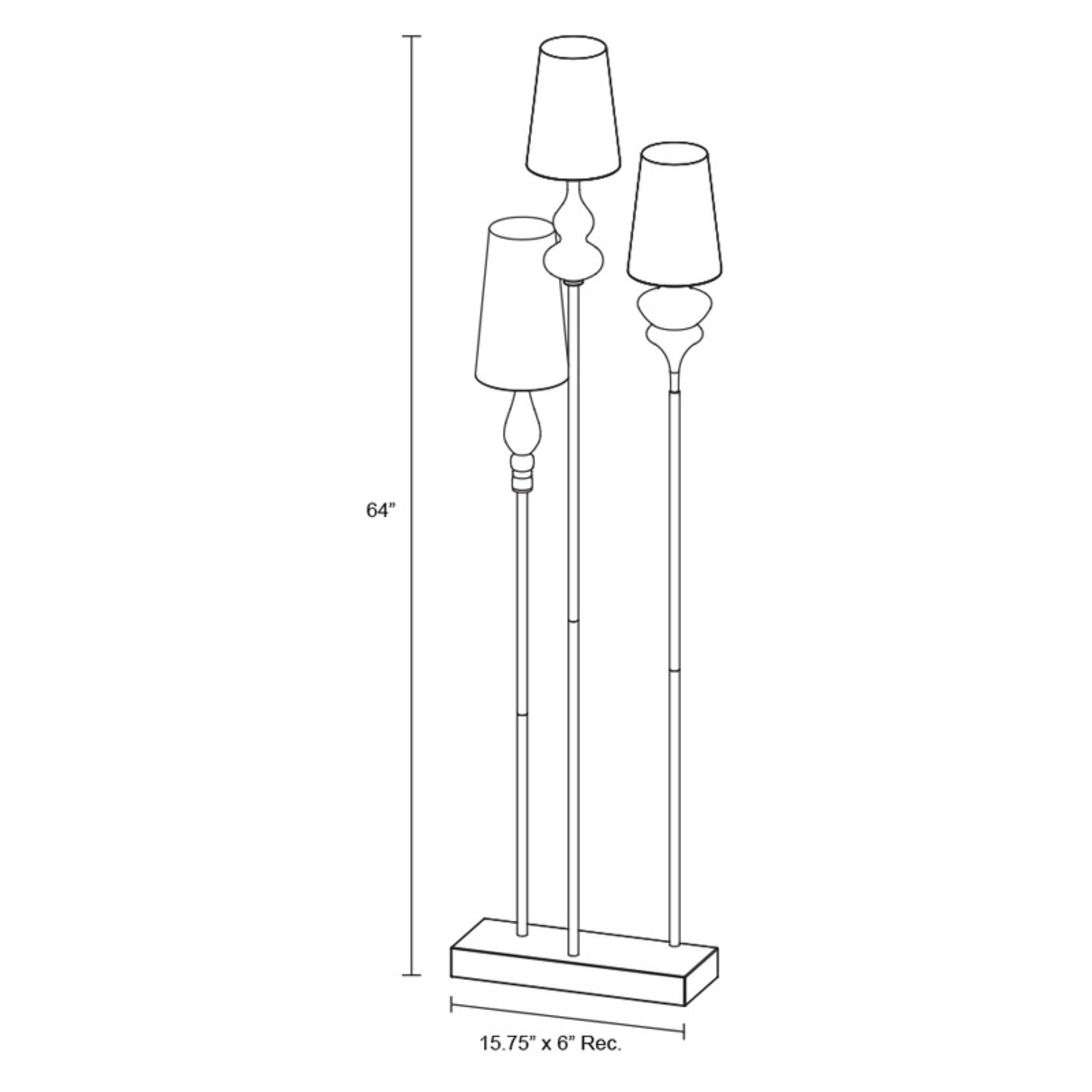 Adesso Jasmine Floor Lamp Com