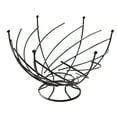 thumbnail image 4 of Cesta de frutas, frutero doméstico, organizador de artículos diversos, cesta de almacenamiento portátil Negro, 4 of 9