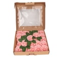 thumbnail image 2 of 25 Rosas Artificiales De Aspecto Real Con Hojas Verdes Para Bodas, Fiestas, Oficina Y Más, Tallo De 7 Pulgadas, 2 of 8