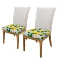 thumbnail image 2 of Rateoe Lemon1 Pattern Square Couch Cushion Covers, Sofa Furniture Protector Slipcover with Bottom Tie rope, Soft Non-Slip Non-Wrinkle Non-Sticky-Two Pieces, 2 of 7