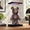 Black-6*6*12 in, variant on Clear Display Case With Light For 400% Bearbrick Multiple Color Lights Dustproof Protection Box Collectibles Action Figures(6*6*1