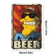 thumbnail image 4 of Placa Metal Vintage Duff Pintura Hierro Rectangular Barra Pared 20x30cm, 4 of 9