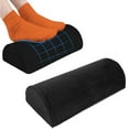 thumbnail image 3 of Pillow, Half Moon Pillow Black Ankle Knee Neck Lumbar Support Cushion Elderly People Home Memory Foam Leg Eleva-tion Pillow for Elderly, 3 of 9