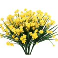 thumbnail image 4 of Coofit Artificial Flower Plastic Lifelike 6PCS Decorative Faux Shrub Plant Fake Flower, 4 of 6
