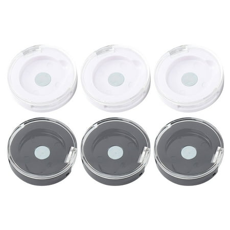 

6pcs Single Color Eyeshadow Case Empty Box Eyeshadow Sub Packaging Container