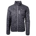 thumbnail image 2 of Men's Cutter & Buck Black Albuquerque Isotopes Rainier PrimaLoft Eco Insulated Full-Zip Printed Puffer Jacket, 2 of 3