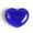 Dark Blue, variant on HOOUN Heart Cat Eye Crystal Worry Stone Chakra Pocket Palm Skull Carved Healing Reiki-1 PC (Random Pick)-White