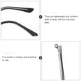 thumbnail image 3 of SUTENGDA 1 Paire de Branches de Lunettes Universelles de Remplacement Mode Bras en Métal, 3 of 7