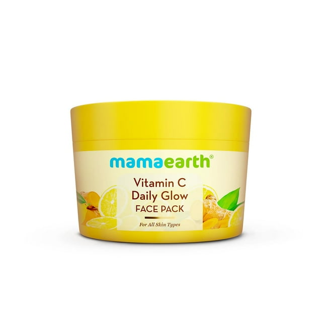 Mamaearth Trousse Éclat Quotidien pour le Visage à la Vitamine C, 200 g