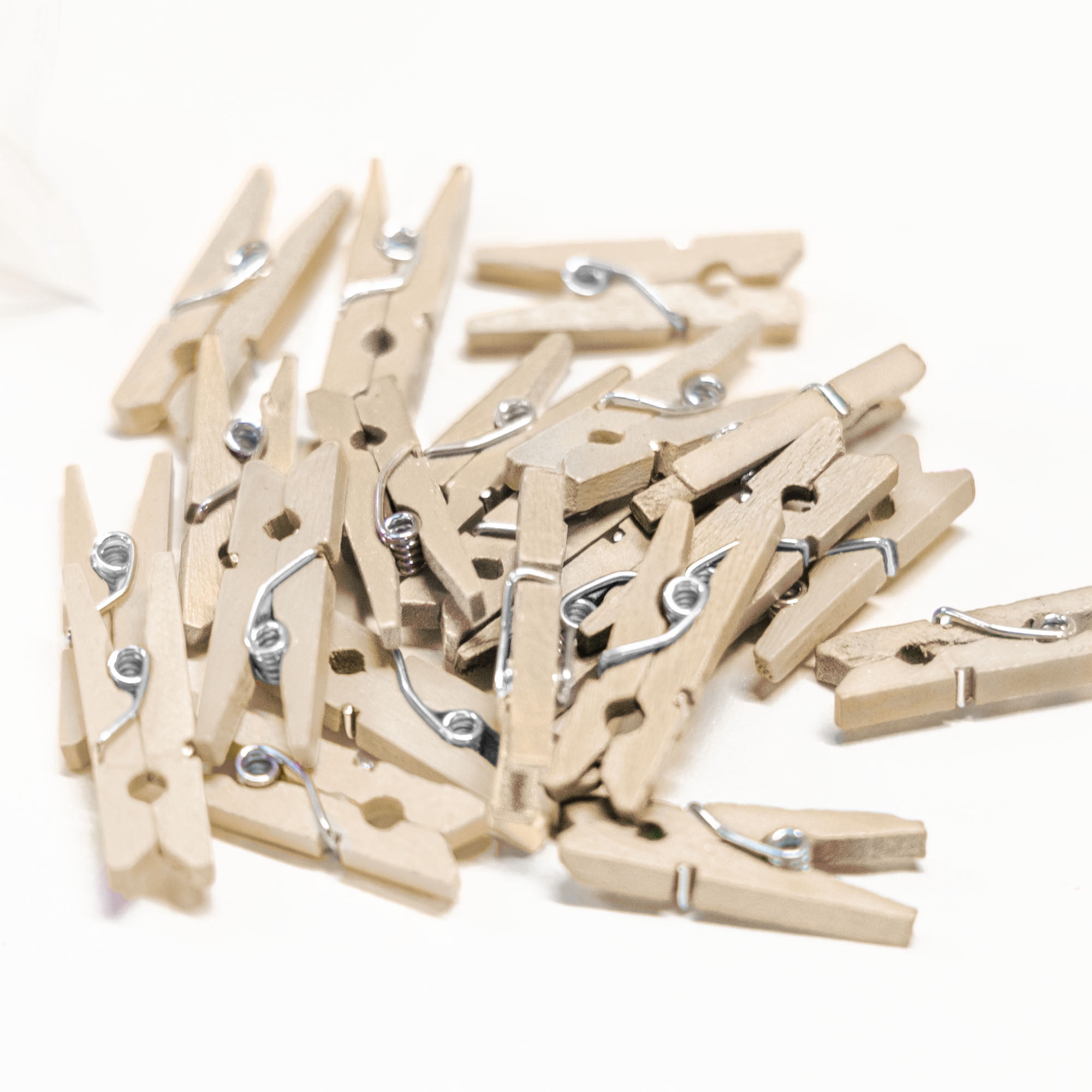 BAZIC Clothes Pin Mini 1", Natural Wood Clothespins (50/Pack), 288-Packs