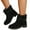A, variant on Womens Fleece Lined Suede Ankle Boots Winter Warm Non Slip Outdoor Walking Snow Booties Fashion Combat Boots