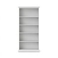 thumbnail image 2 of Pemberly Row 5 Shelf Bookcase in White, 2 of 7