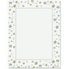 Geographics Stars & Swirls Design Paper, Letterhead Paper, White, Pack of 40