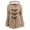 Khaki womens coat, variant on Usmixi Womens Winter Cotton Jacket Women Sweatshirt Coat Casual Solid Horn Button Zipper Hooded Outerwear Long Sleeve Warm Thickened Padded Jacket with Pocket 2023 Cotton Jacket