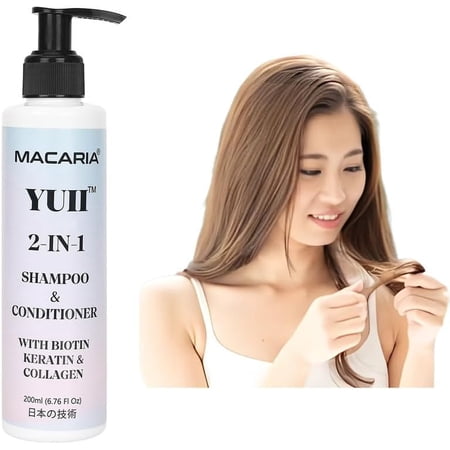 Yuii Biotin Keratin Shampoo and Conditioner, All Hair Types For Men