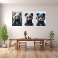 thumbnail image 4 of Hieng Funny Animal Canvas Wall Art Canvas Wall Art For Bedroom Orange,white Posters For Bathroom Bedroom Living Room Office Room Decor(Framed canvas), 4 of 6