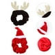 thumbnail image 3 of 2 piezas de lazo para el cabello de franela navideña, accesorios para el cabello para niña, 3 of 5
