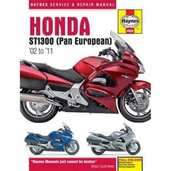 Pre-Owned Honda ST1300 & ST1300A (02-11) Haynes Repair Manual ^