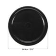 thumbnail image 2 of Uxcell 64mm/2.5 Inch Air Hockey Pucks, Air Hockey Heavy Replacement Pucks, Black, 8 Pack, 2 of 6