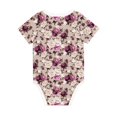 thumbnail image 2 of Daiia Rose Flowers Printed Unisex-Baby Short Sleeve Onesies Bodysuits Baby Climbing Clothes Soft and Comfortable Romper with Expandable Shoulder Design-2 Years, 2 of 8