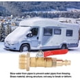 thumbnail image 3 of AVEKI RV Kit d'Hivernage, Robuste Laiton RV Winterize Blowout Adaptateur Filetage Standard Joints d'Irrigation de Jardin pour Yachts RV (Mâle) Pièces et Accessoires Rva0507, 3 of 8