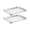 18inx13in x1in, variant on Stainless Steel Baking Sheet Cookie Pan Set of 2, 12.5in x9.5in x 1in, Multi-Use Baking Tray
