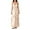 Beige, variant on Taylonsss Womens Summer Dress Strappy Halter Tie Backless Solid Color Beach Casual Outfit