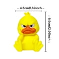 thumbnail image 3 of 3D Printed Angry Duck Adult Stress Relief Collectible Figurines | Funny Yellow Desk Decor for Office Home Dorm & Car, Collectible Ornaments, Ideal Novelty Gift for Friends & Coworkers (E), 3 of 6
