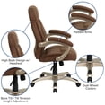 thumbnail image 4 of UrbanPro High Back Upholstered Office Chair in Brown, 4 of 8
