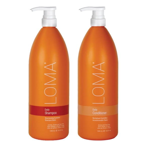 Loma Hair Care Daily Shampoo Daily Conditioner Duo, 33 oz.