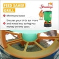 thumbnail image 3 of Stromberg's Poultry Feeder Silo - 65 Lb, Translucent, Easy Clean, 6 In Stand, Rust Resistant, 3 of 6