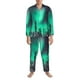 thumbnail image 3 of Fotbe Northern Lights 2 Pijama de Hombre con Estampado de Manga Larga, Conjunto de 2 Piezas, Ropa de Dormir Suave y Cómoda con Bolsillos-XX-Large, 3 of 7