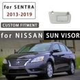 thumbnail image 2 of Sun Visor Right Passenger Side With Makeup Mirror For Car Sun Protection Shade For Nissan Sentra 2013-2019, Replacement OEM 96401-3SG8A-light Grey, 2 of 6