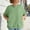 Green, variant on MAIHAN Womens Summer T-Shirts Casual Summer Funny Solid Color Flowy Tops Summer Baggy Tops Cotton Tee Shirts for Women