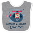 thumbnail image 3 of Inktastic Grandma and Grandpa Love Me Boys Boys or Girls Baby Bib, 3 of 4