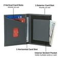 thumbnail image 2 of Alpine Swiss Men RFID Leather Wallet Slim Front Pocket Wallet Business Card Case, 2 of 6