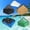 Green, variant on PPgejGEK Sun Shade Sail Outdoor Sunshade Swimming Pool Awning, 200x300cm/78.74x118.11in, HDPE Green, 95% UV Protection, for Patio Garden Outdoor Facility with Rope
