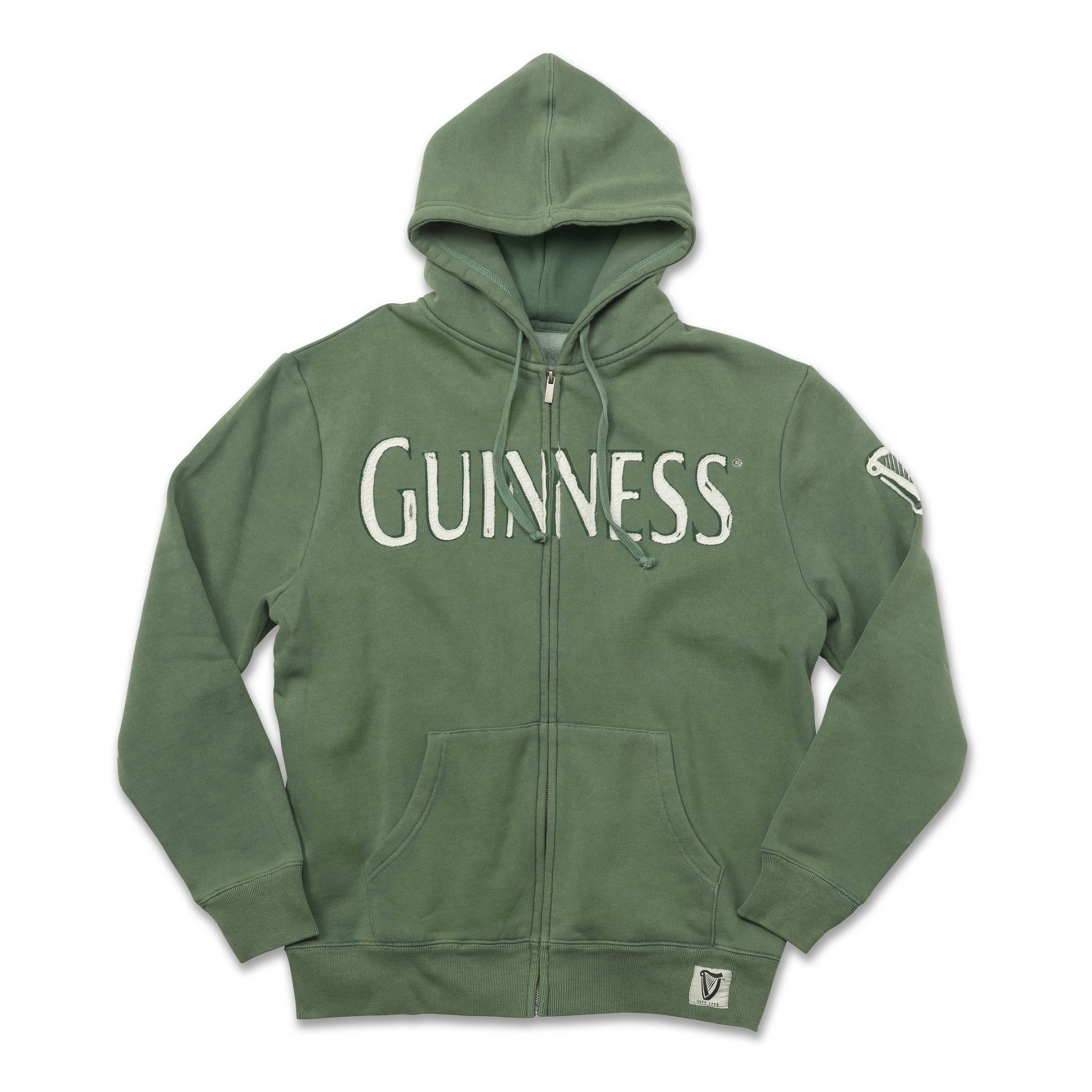 guinness zip up hoodie