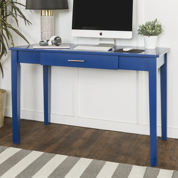 48 Modern Home Office Wood Writing Computer Desk With Keyboard