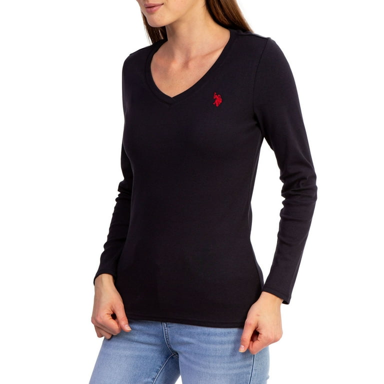 Womens ralph lauren v neck sales t shirts