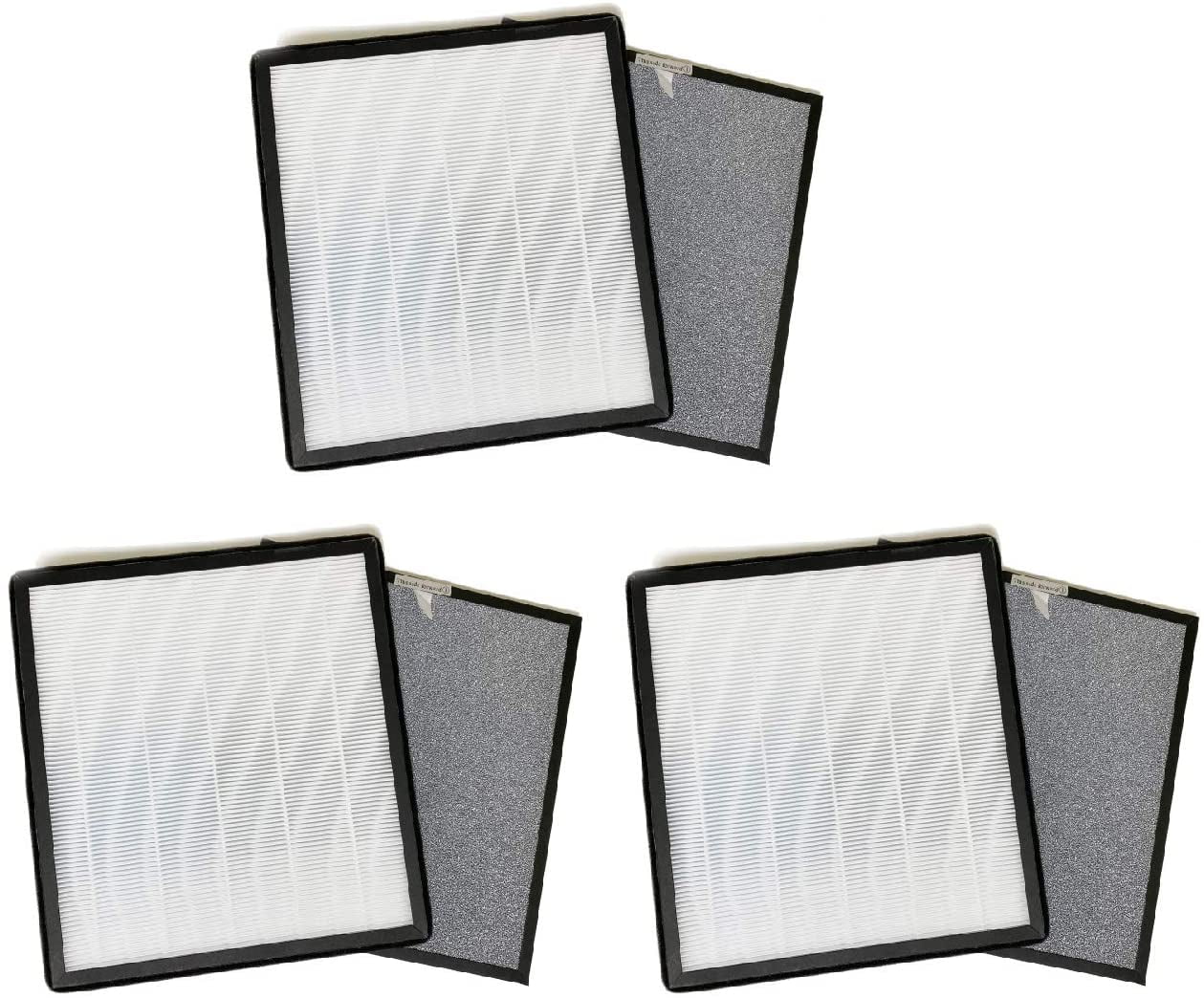 Nispira True HEPA Activated Carbon Filter Replacement Set Compatible