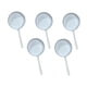 thumbnail image 4 of 5 portavelas de metal con forma de cuchara para velas, portátil, con asa blanco, 4 of 9