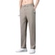 thumbnail image 4 of Pantalones unisex elásticos de secado rápido para hombre: seda helada, cintura elástica, cordón para uso informal/deportivo, 4 of 6